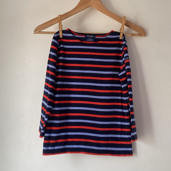 Saint James X Crewcuts 8 Girl’s Striped T-shirt - Picture 2 of 12